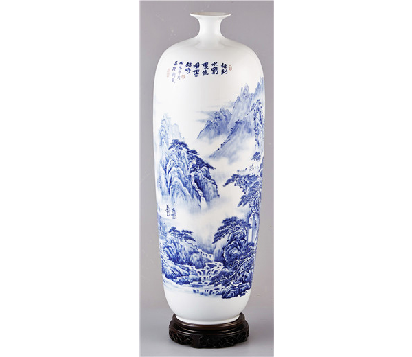 24寸黃山直身花瓶